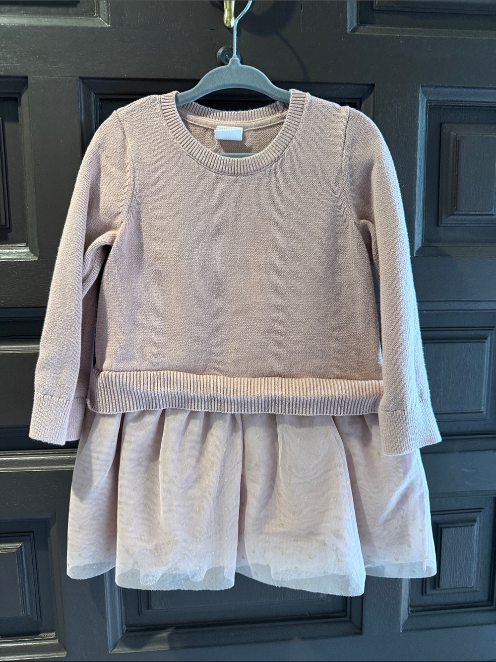 GAP Baby Dusty Pink Knit Sweater - Toddler